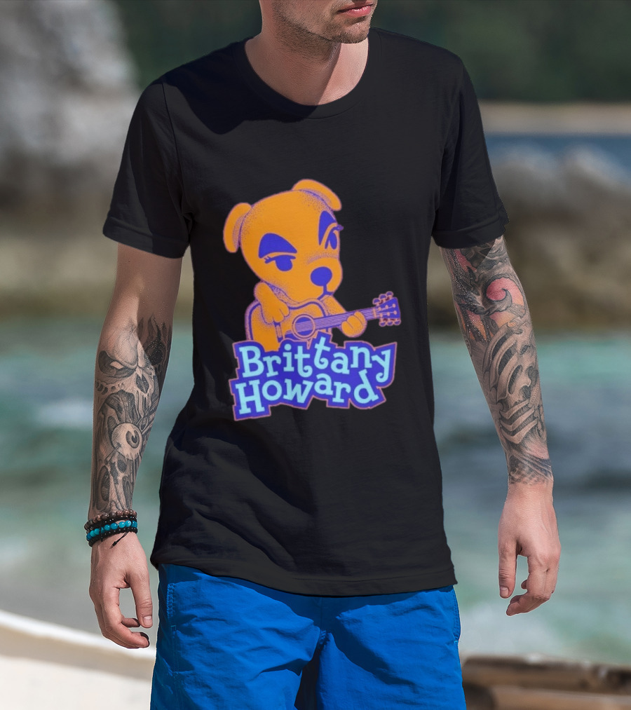 Brittany Howard Bless My Heart Bless My Soul Guitar Playing Dog T-Shirt