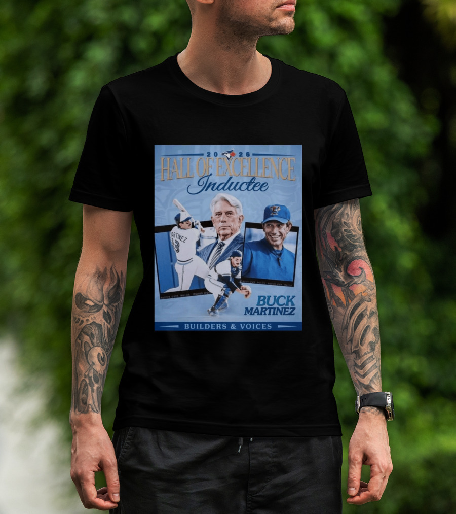 2026 Hall Of Excellence Inductee Buck Martinez Builders & Voices T-Shirt