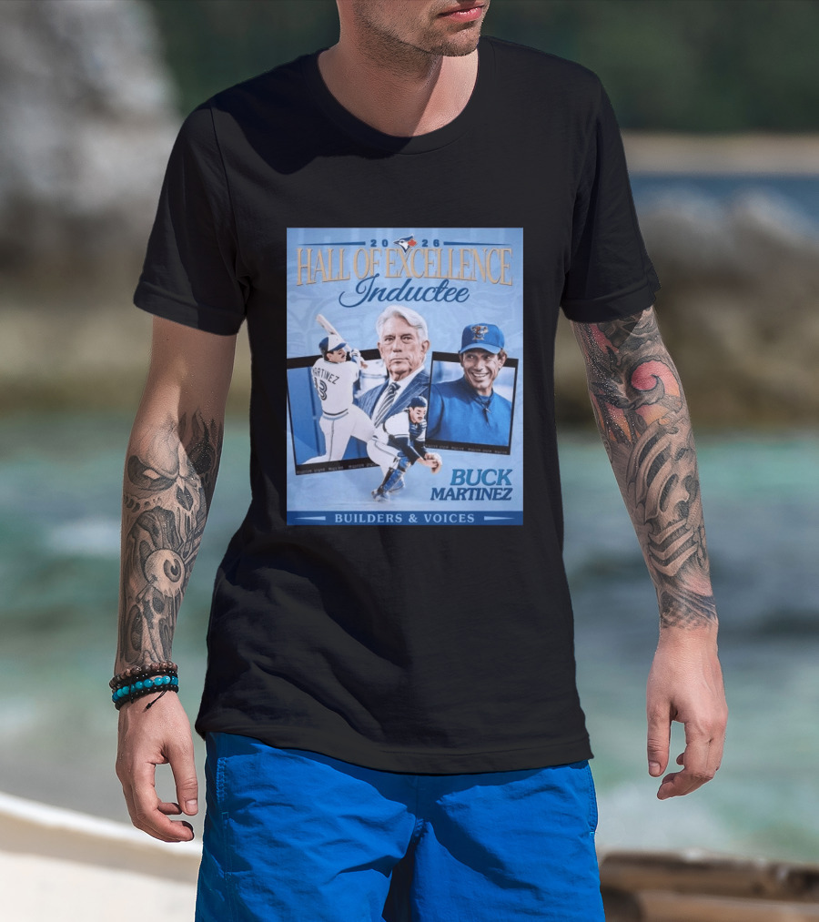 2026 Hall Of Excellence Inductee Buck Martinez Builders & Voices T-Shirt