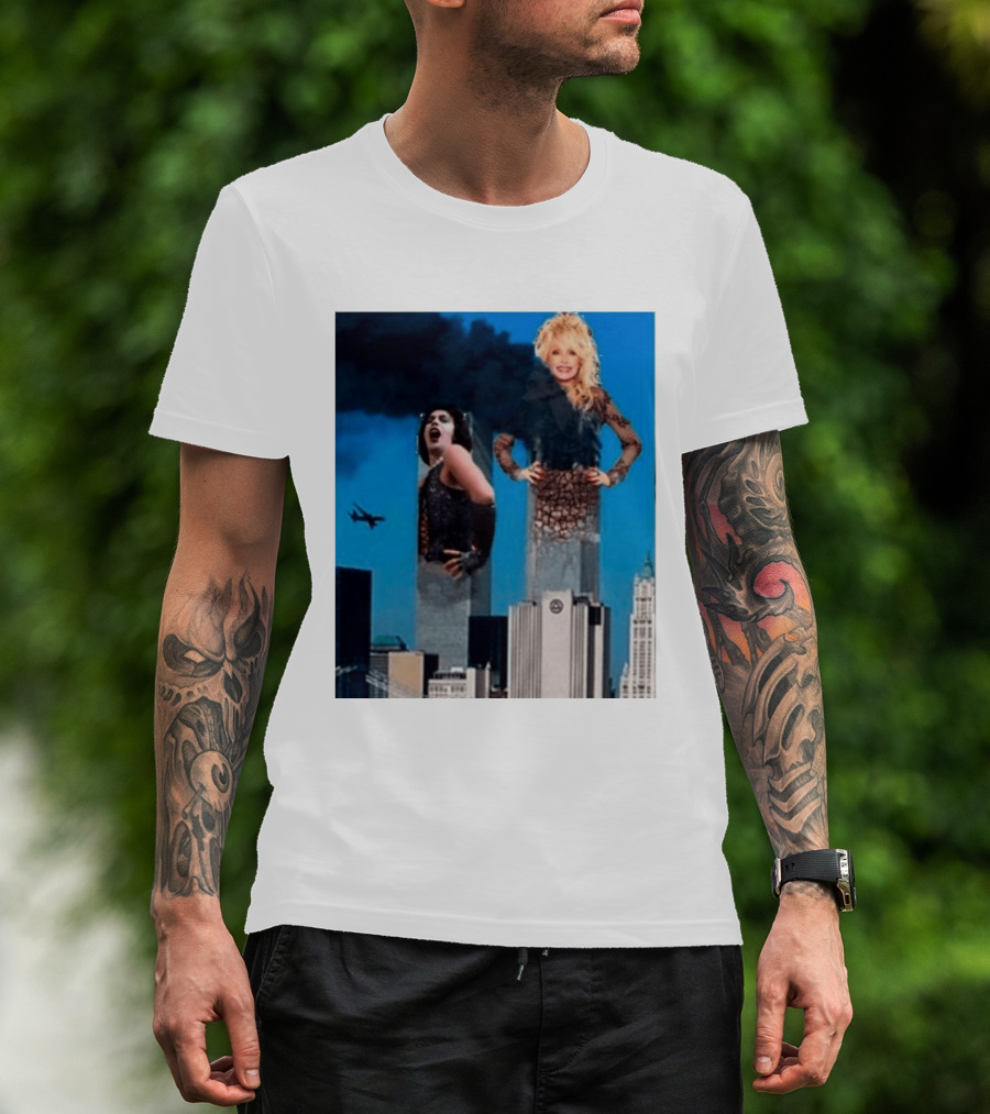 Tim Curry Dolly Parton Twin Towers 9 11 T-Shirt