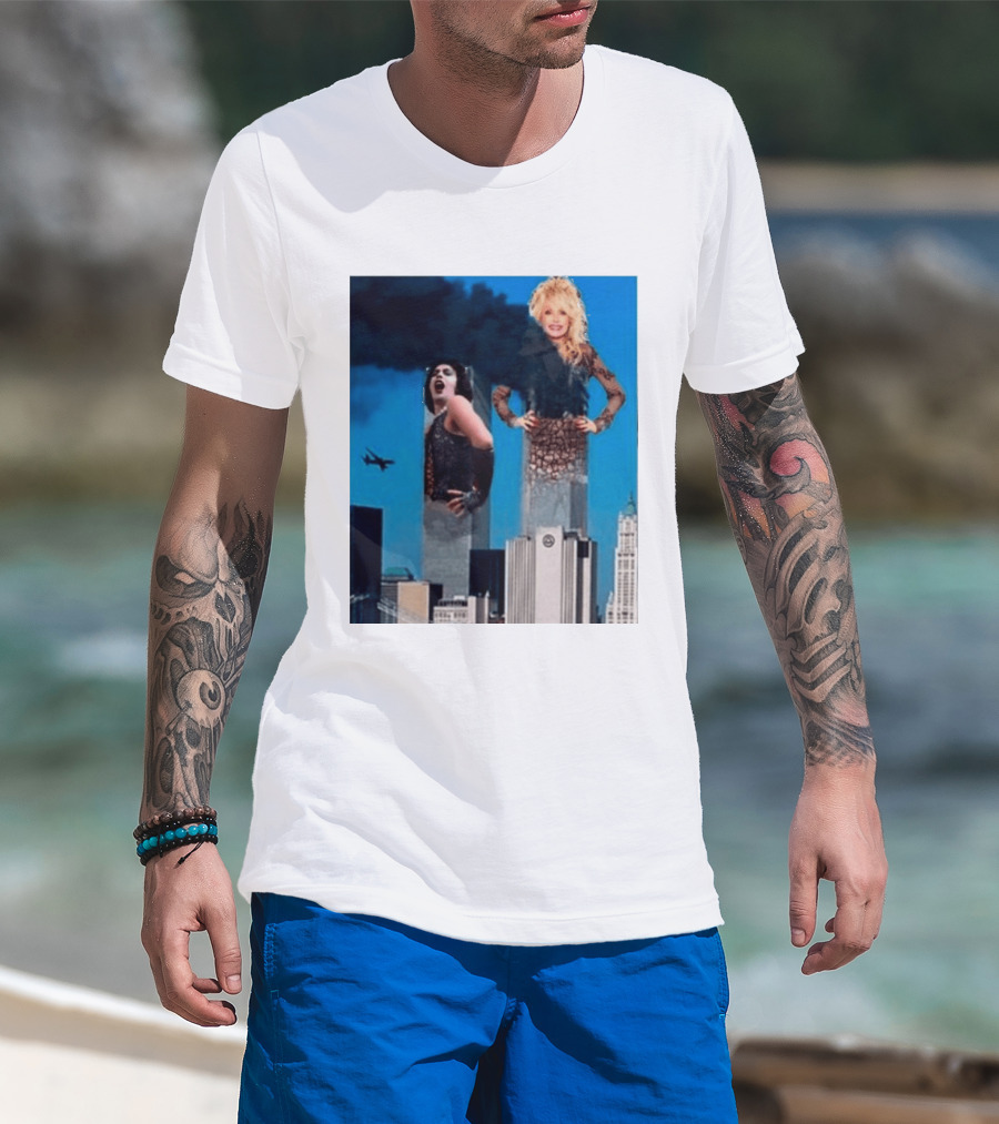 Tim Curry Dolly Parton Twin Towers 9 11 T-Shirt