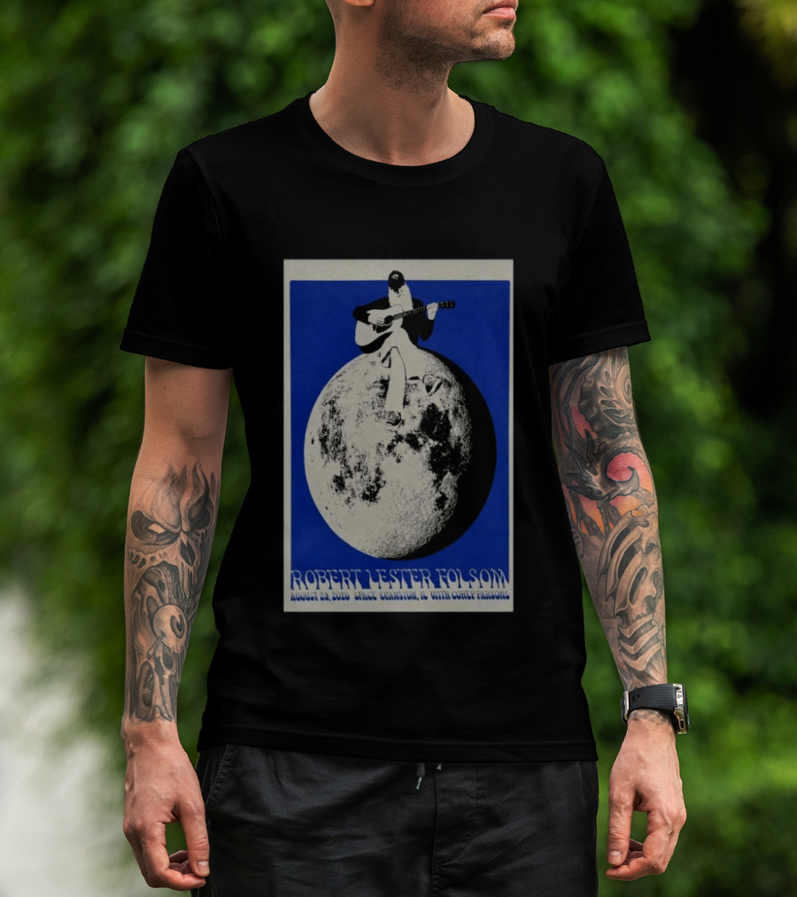 Robert Lester Folsom August 29 2026 Evanston IL Space Concert With Corey Parsons T-Shirt