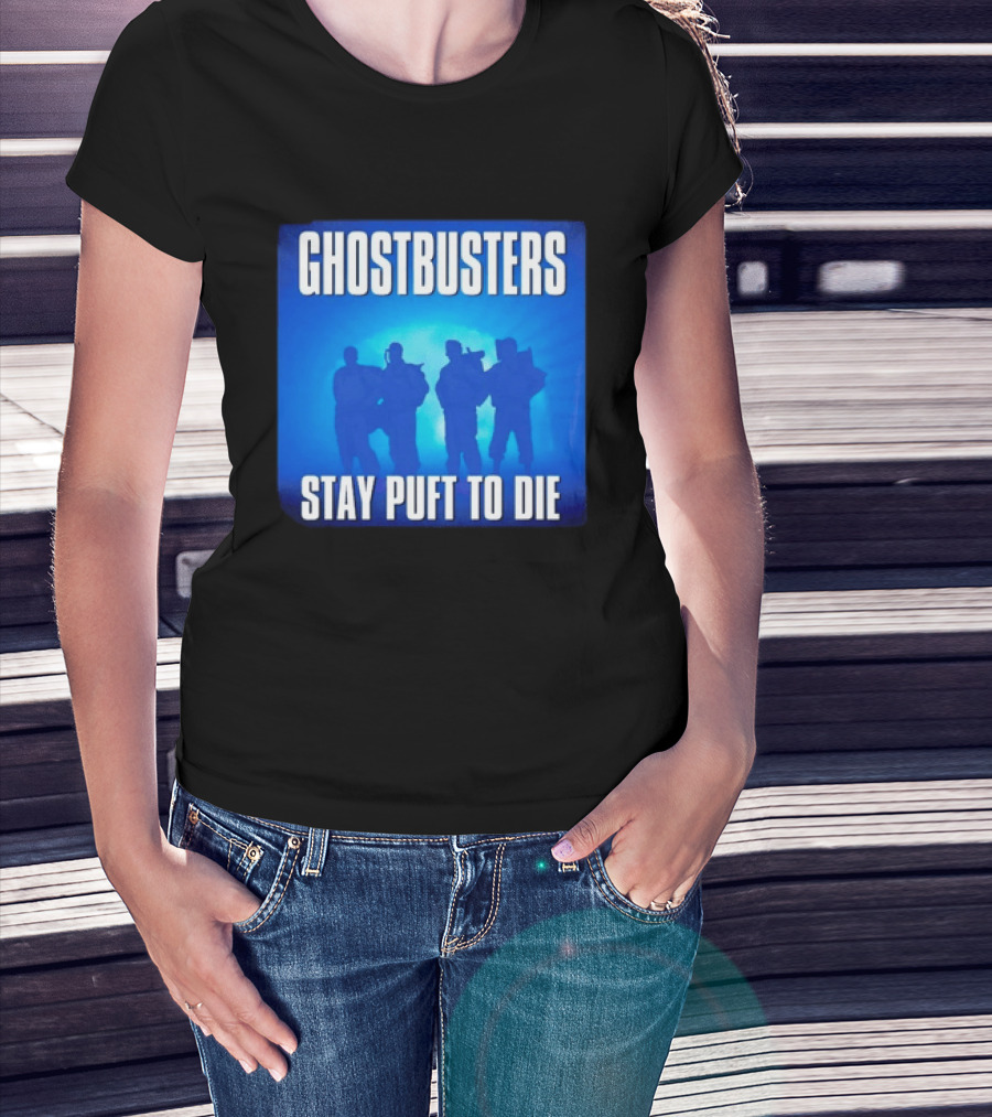 Ghostbusters Stay Puft To Die Marshmallow Man Classic Movie T-Shirt
