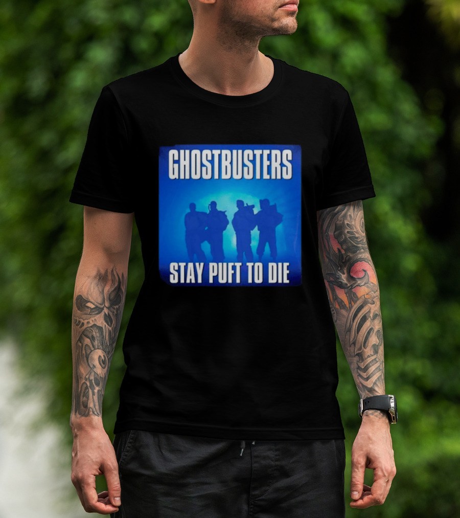 Ghostbusters Stay Puft To Die Marshmallow Man Classic Movie T-Shirt