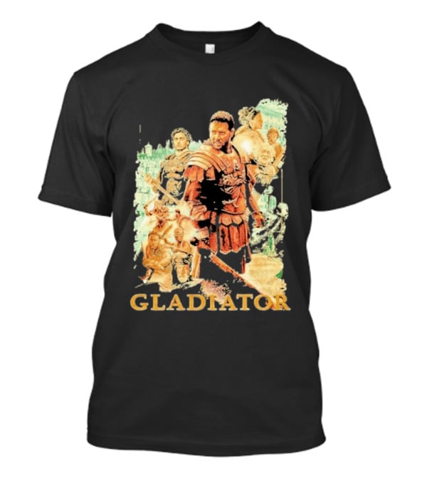 Gladiator Maximus Collage Russell Crowe Roman Warrior Epic T-Shirt