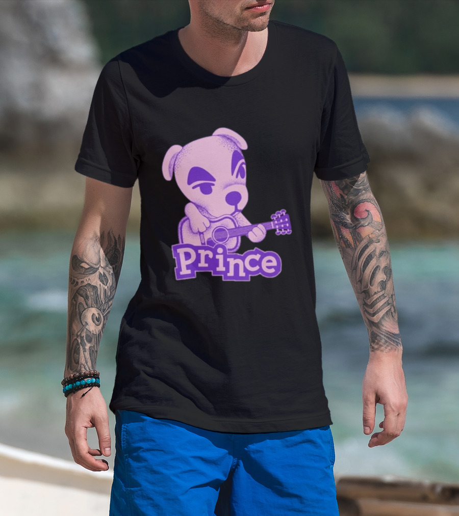 KK Slider Prince Life Is Just A Party And Parties Aren't Meant To Last Purple Guitar T-Shirt