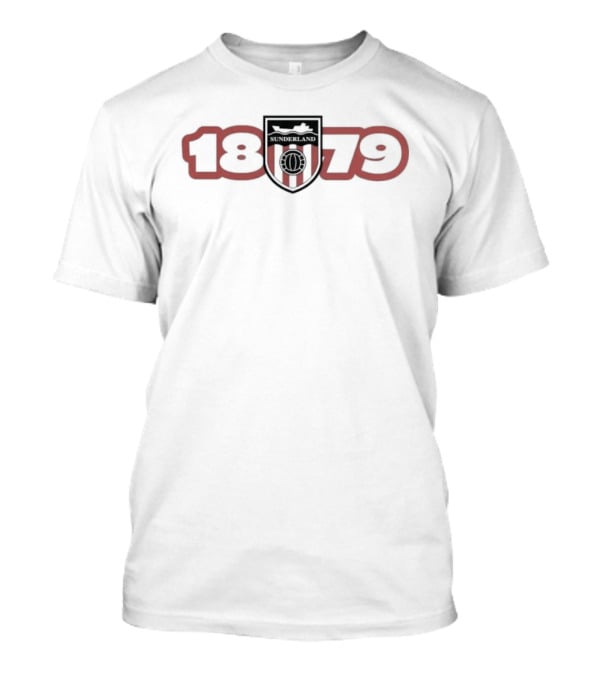 Sunderland AFC 1879 Badge Red Black Football Soccer T-Shirt