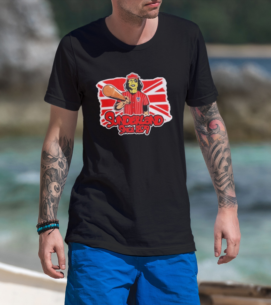 Sunderland Since 1879 Warrior Football Soccer Union Jack T-Shirt