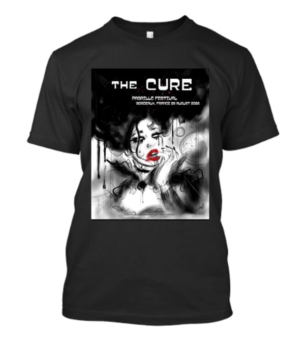 The Cure Pagaille Festival Bordeaux France 28 August 2026 Event T-Shirt