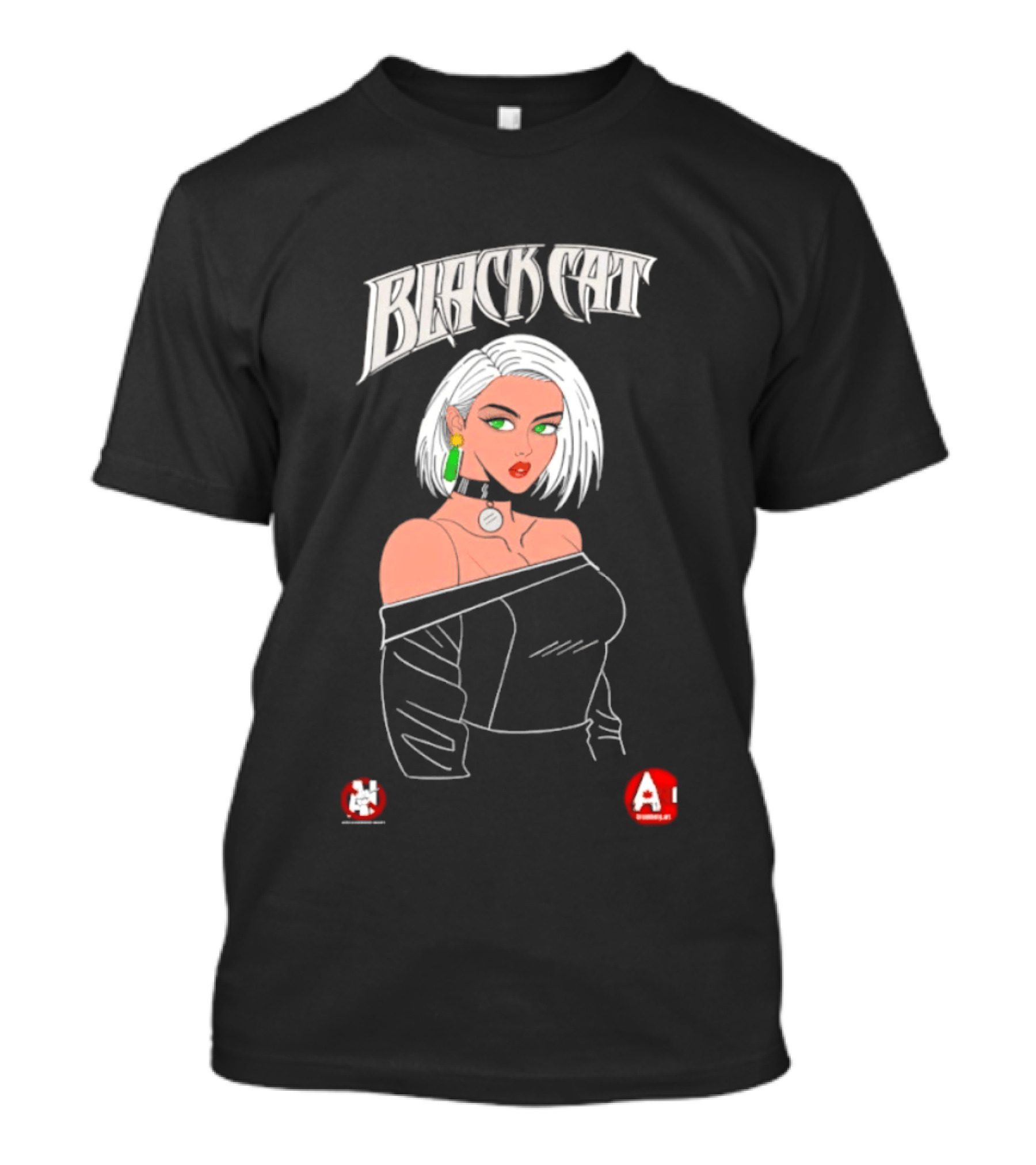 Black Cat Marvel Felicia Hardy Character Comic T-Shirt