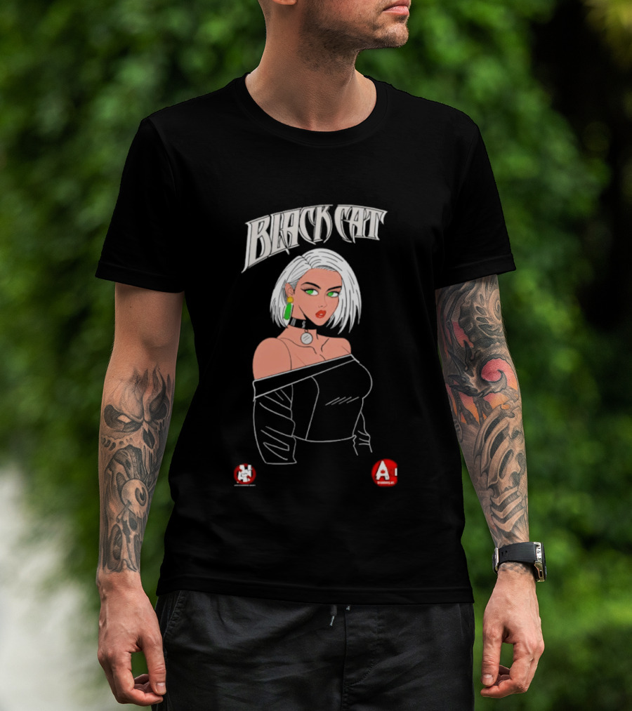 Black Cat Marvel Felicia Hardy Character Comic T-Shirt