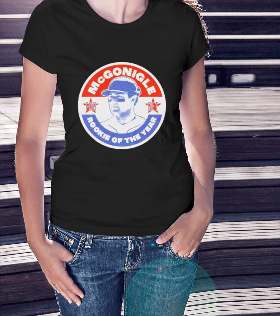 Kevin McGonigle Rookie Of The Year Detroit Baseball Stars T-Shirt