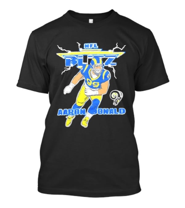 NFL Blitz Aaron Donald Los Angeles Rams 99 T-Shirt