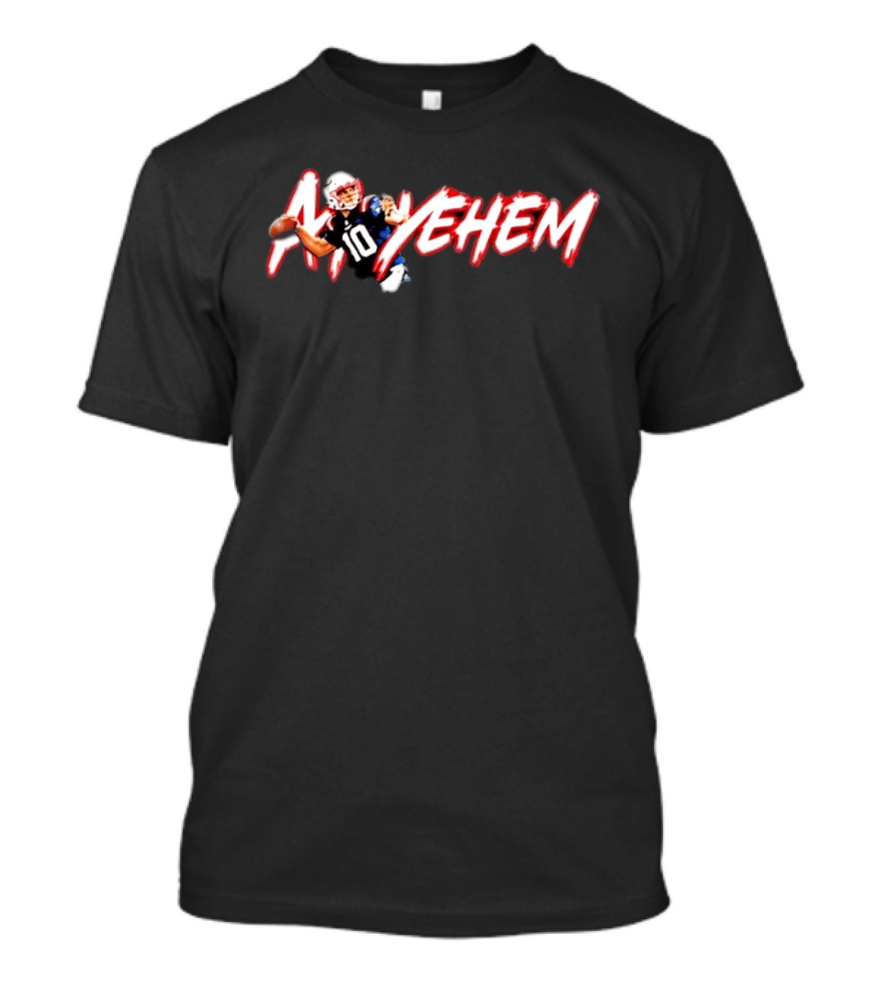Mac Jones New England Patriots Football Mayhem 10 T-Shirt