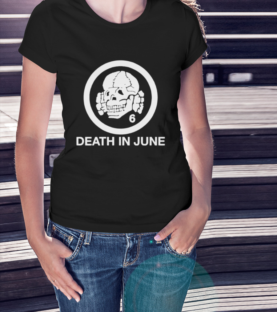 Death In June Skull 6 Neofolk Douglas Pearce T-Shirt