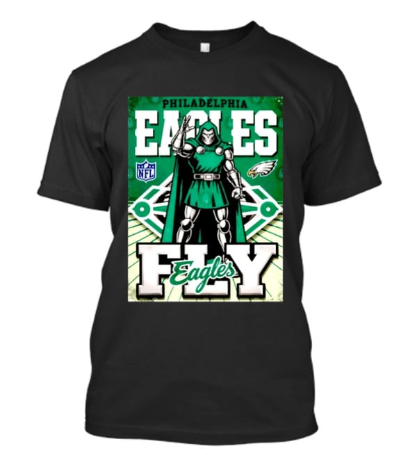 Philadelphia Eagles Doctor Doom NFL Fly Eagles T-Shirt