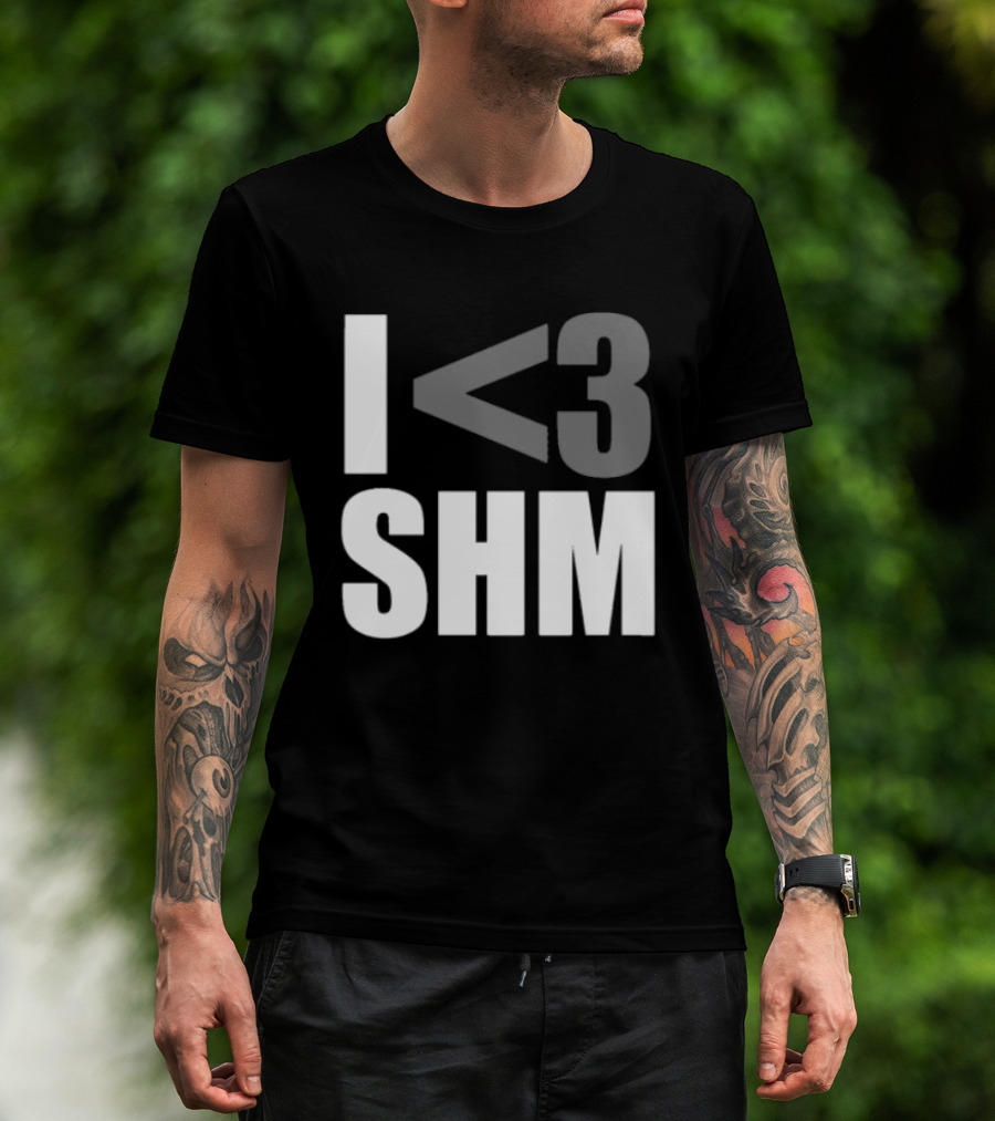 I Love Swedish House Mafia SHM Enthusiast Black T-Shirt