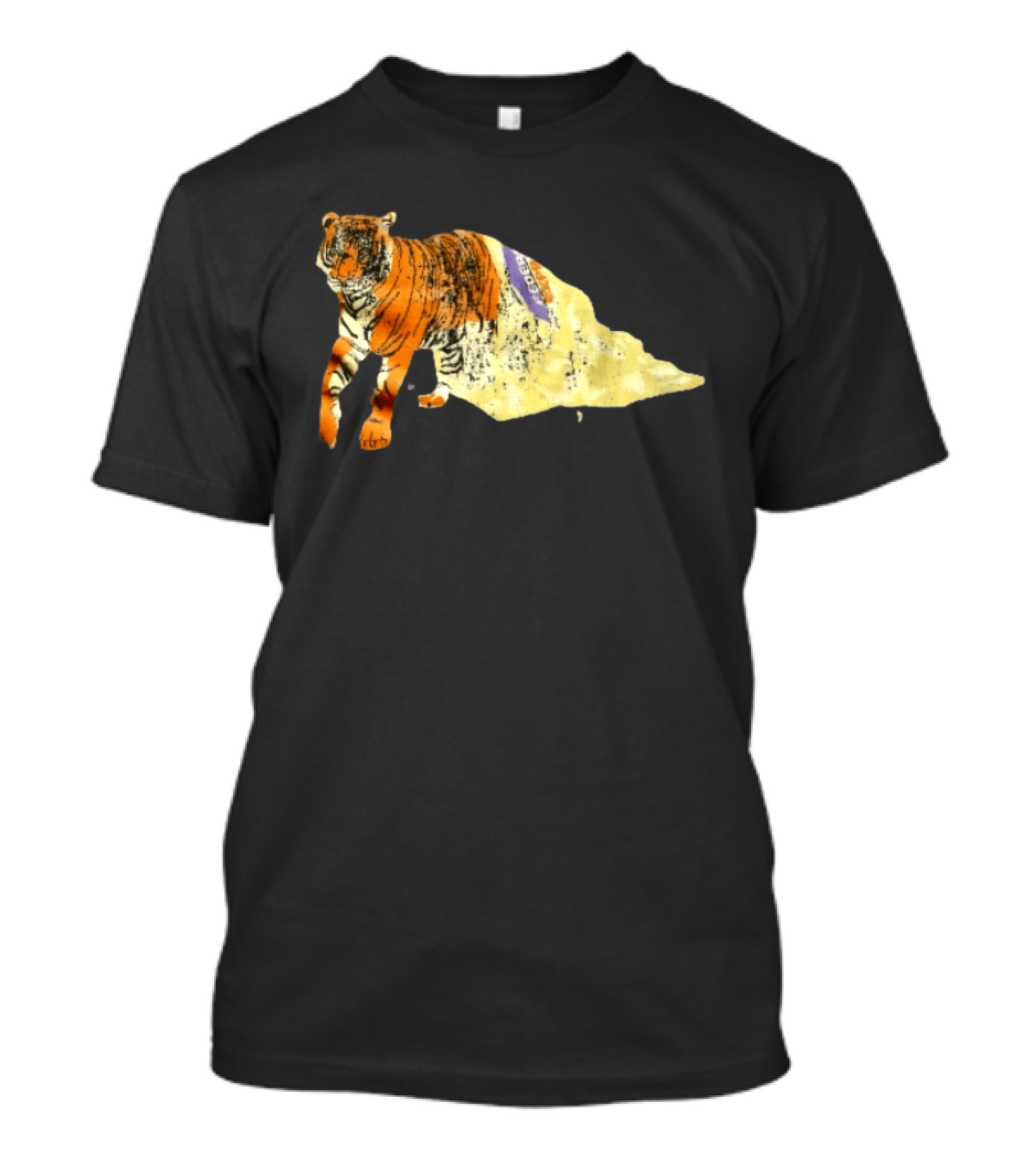 FedEx Tiger Wrapped In Distressed Envelope Packaging Vintage Aesthetic T-Shirt