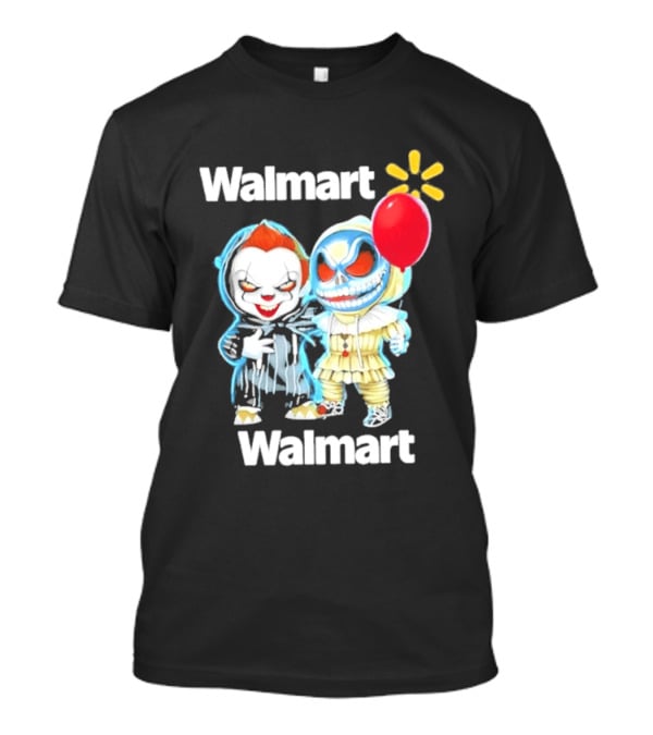 Walmart Pennywise Jack Skellington Halloween 2026 Red Balloon T-Shirt