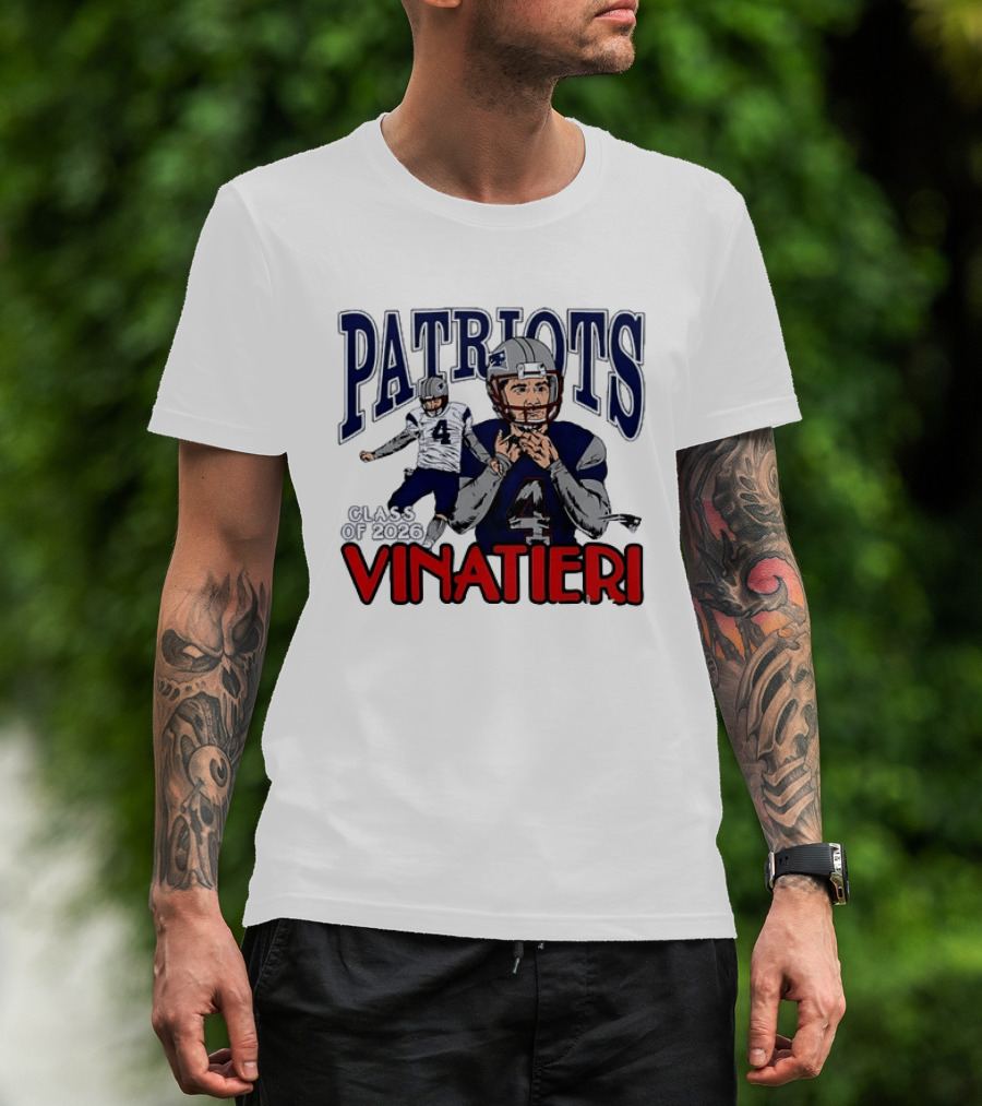 Patriots Vinatieri Class Of 2026 T-Shirt