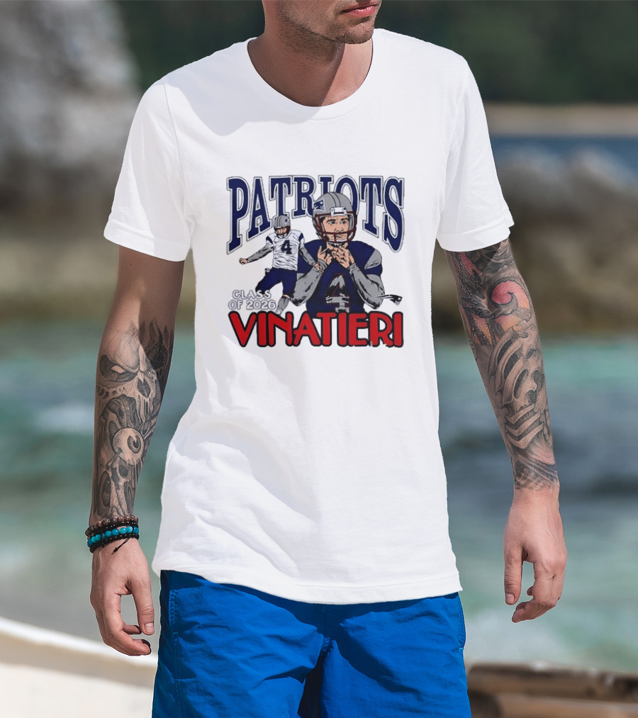 Patriots Vinatieri Class Of 2026 T-Shirt