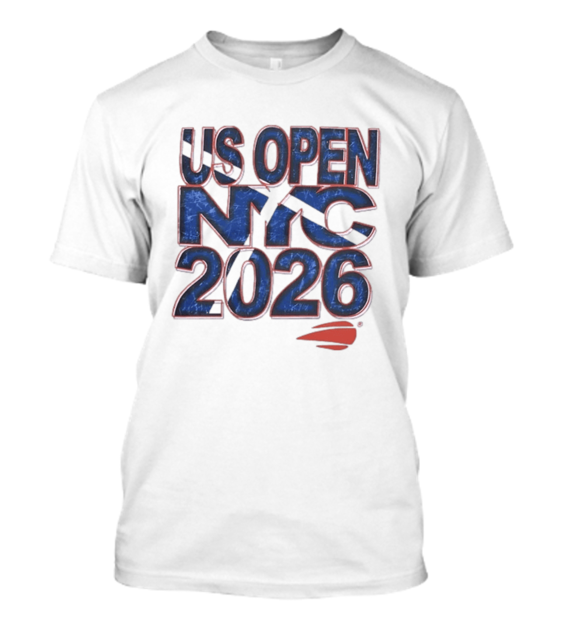 US Open NYC 2026 Tennis New York City Distressed T-Shirt