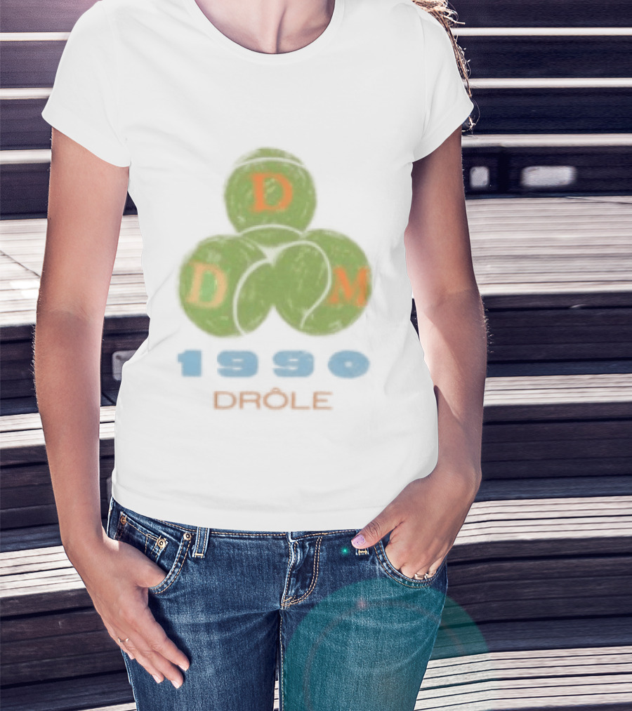 Droles De Monsieur 1990 DDM Tennis Balls T-Shirt