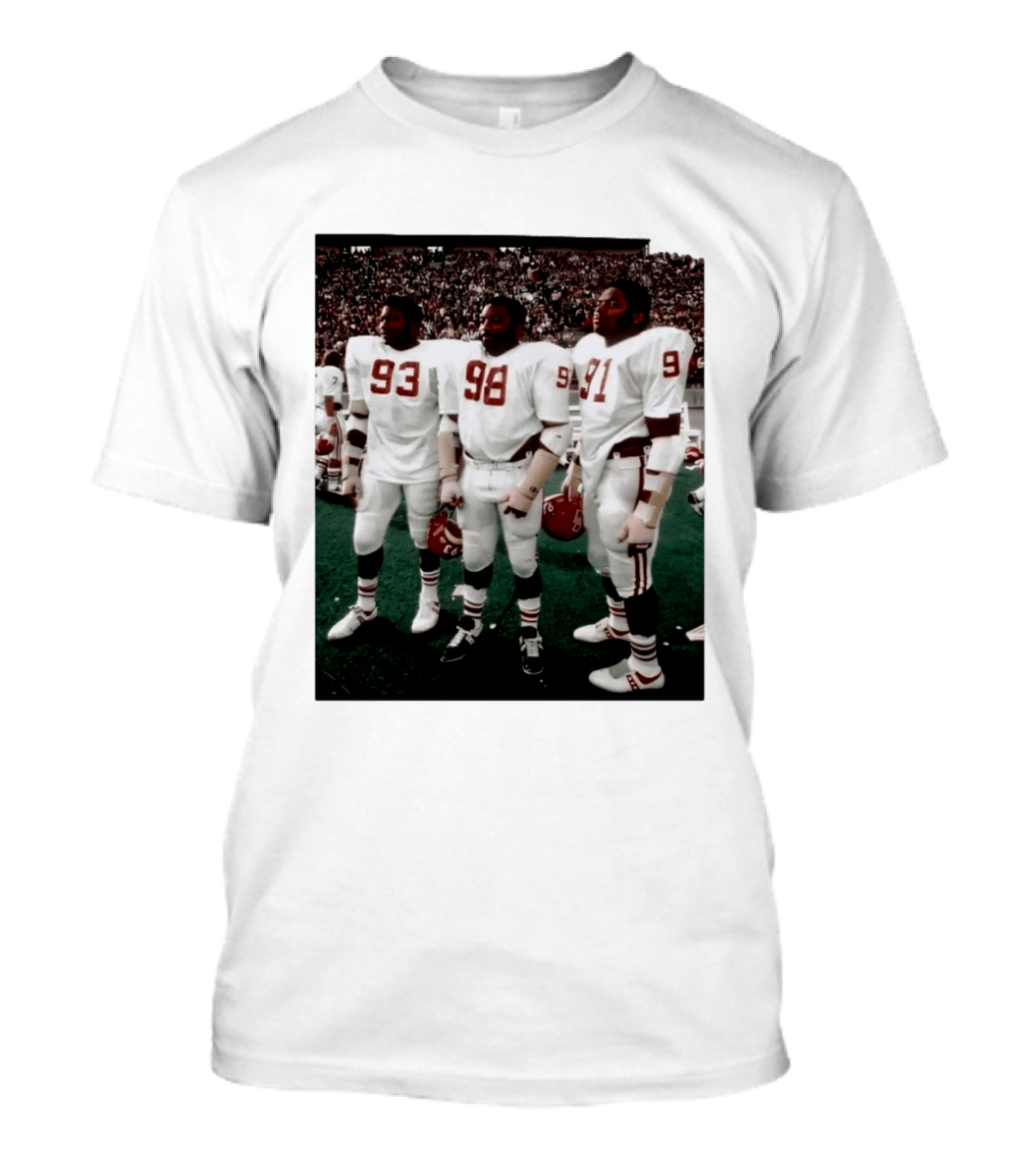 Oklahoma Sooners Football Players 93 98 91 On Field Sports Team Fan Gear T-Shirt