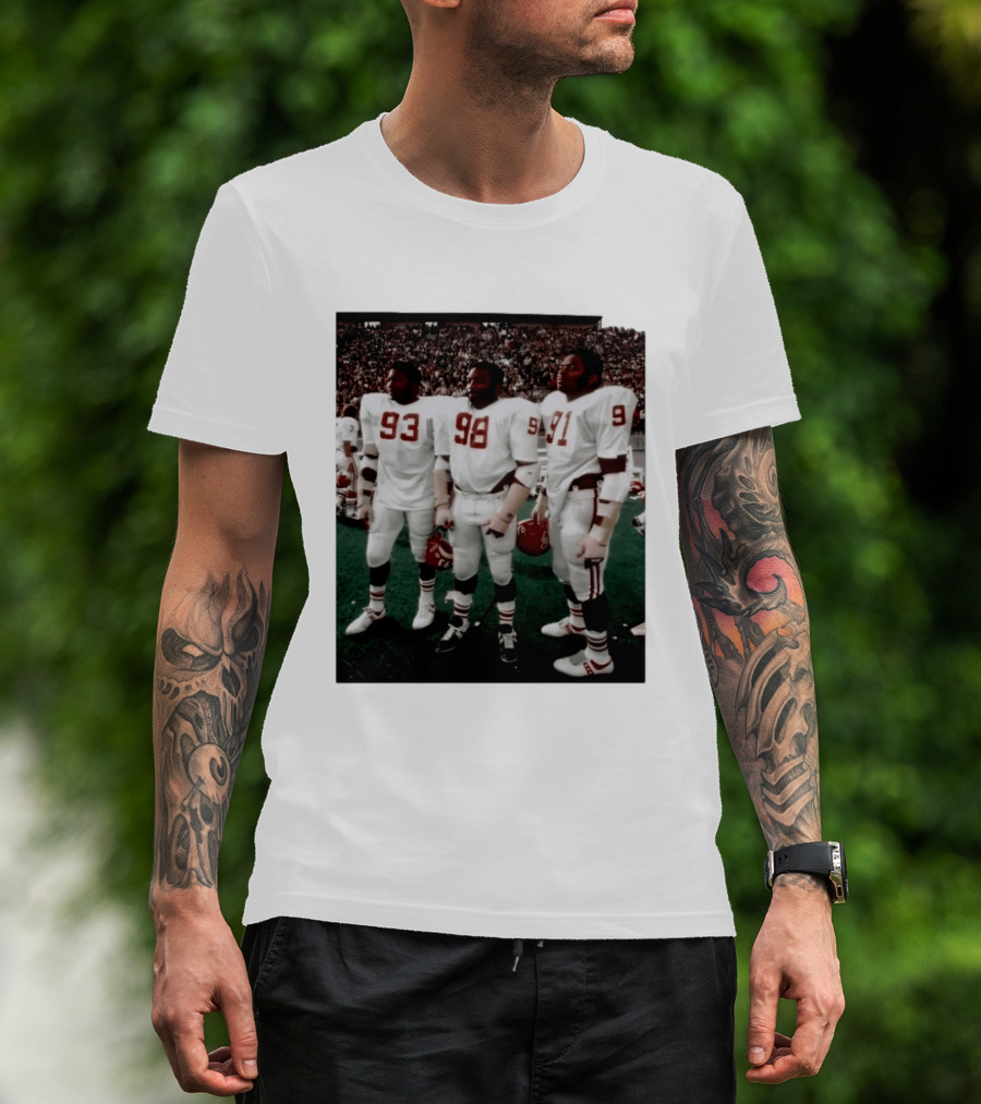 Oklahoma Sooners Football Players 93 98 91 On Field Sports Team Fan Gear T-Shirt