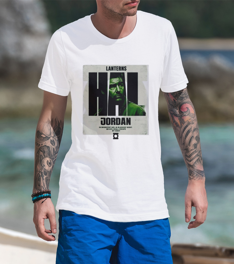 Hal Jordan Lanterns In Brightest Day In Blackest Night No Evil Shall Escape My Sight T-Shirt