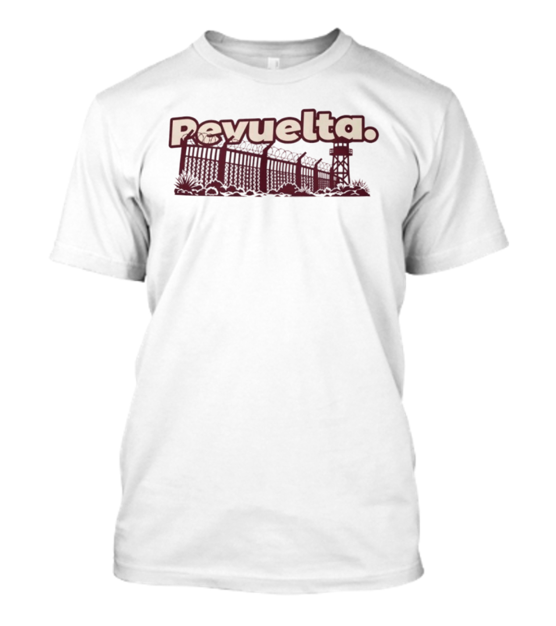 Peyuelta Prison Fence Barbed Wire Tower T-Shirt
