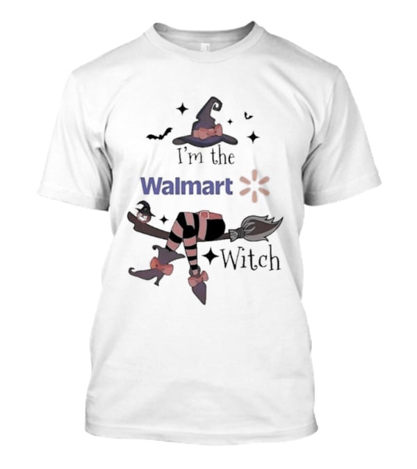 I'm The Walmart Witch Broomstick Hat Halloween 2026 T-Shirt