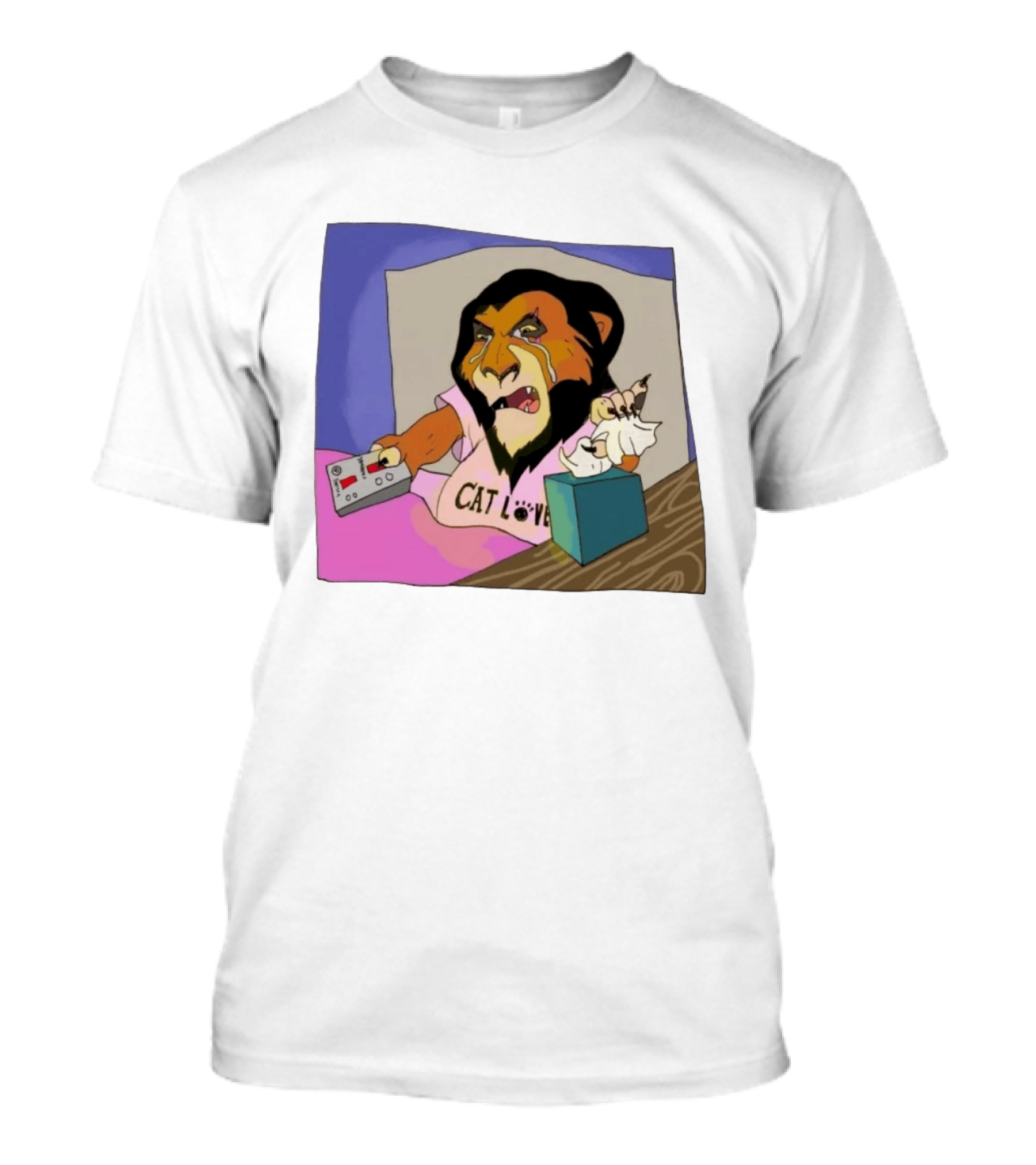 Scar From The Lion King Cat Love Scar Tissue Humor Meme T-Shirt