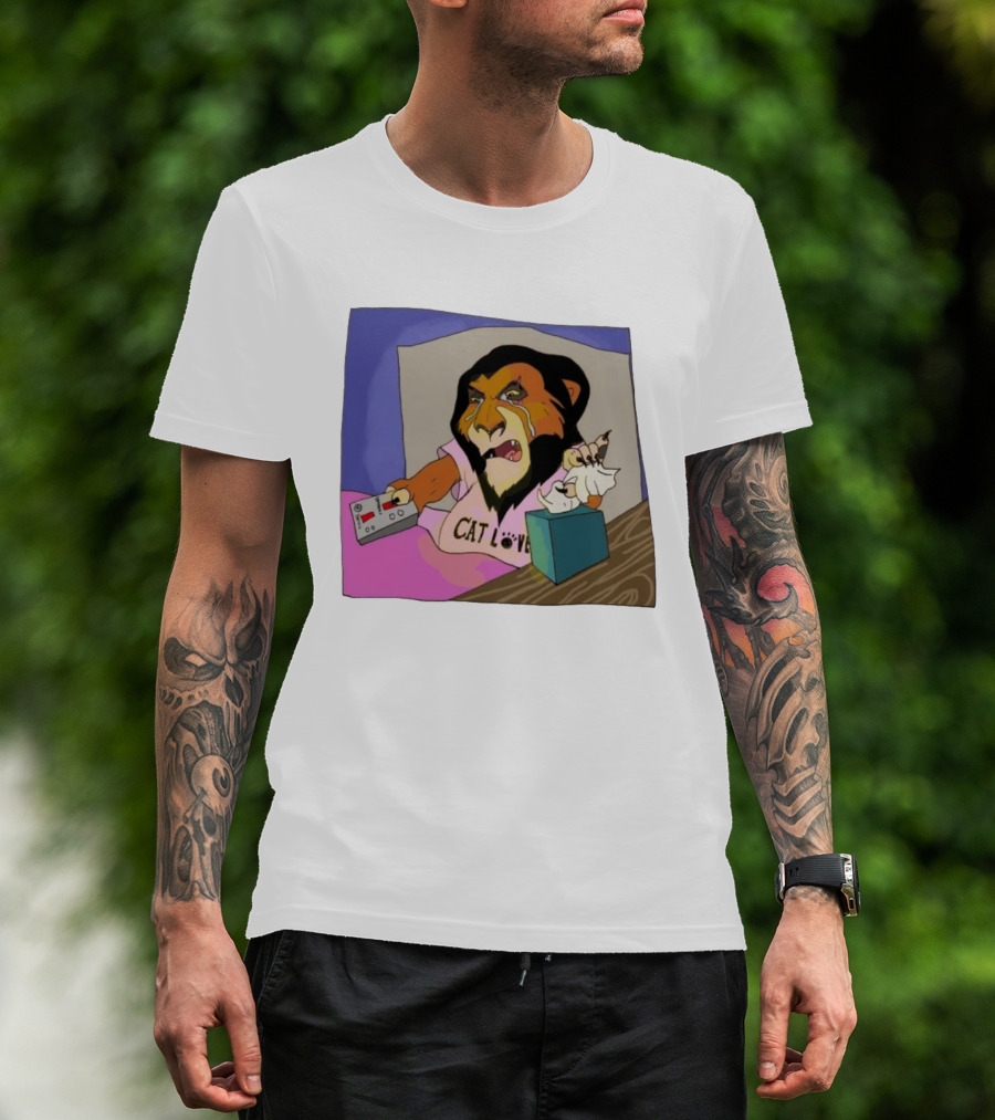 Scar From The Lion King Cat Love Scar Tissue Humor Meme T-Shirt
