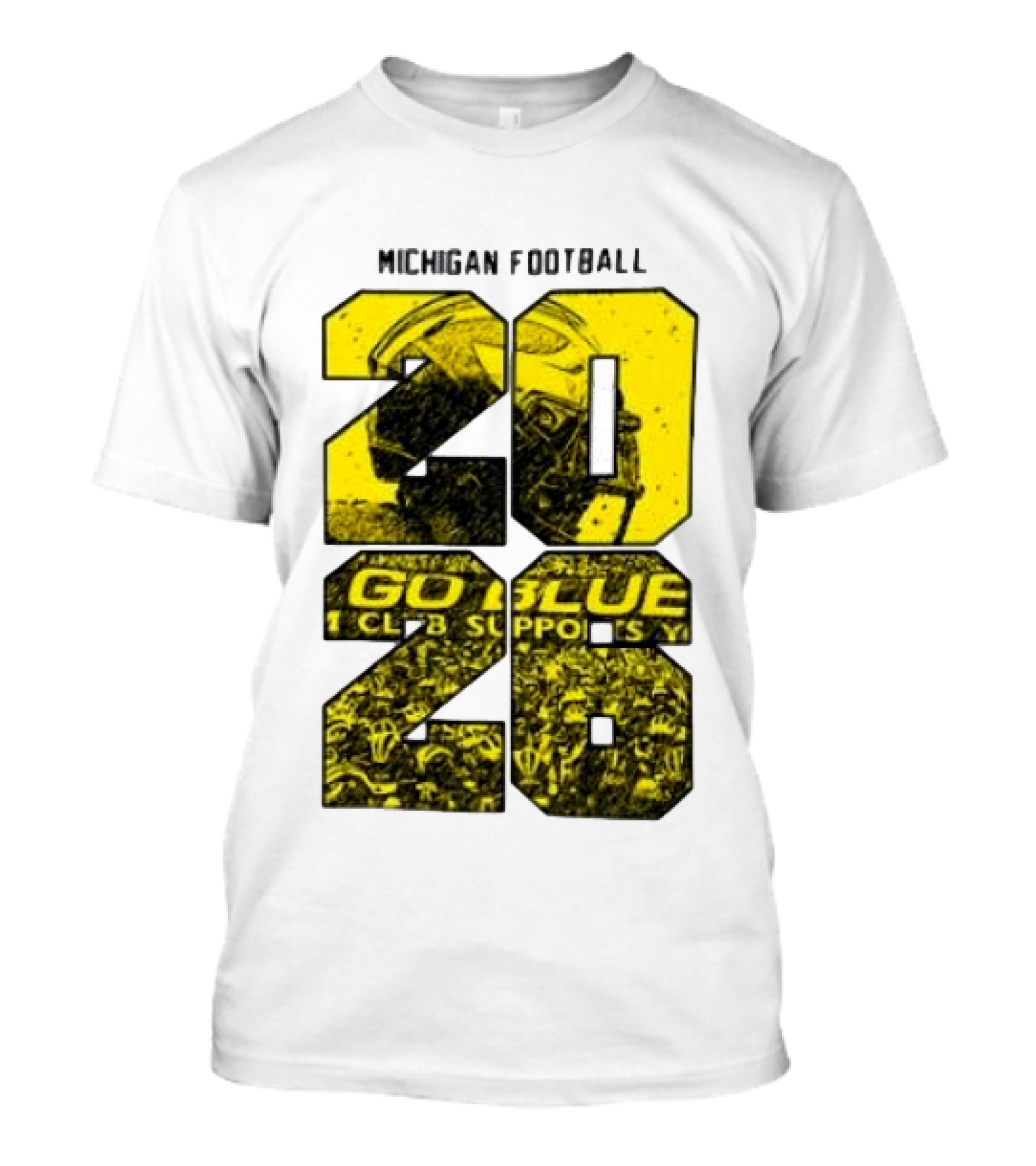 Michigan Football 2026 Go Blue Support T-Shirt