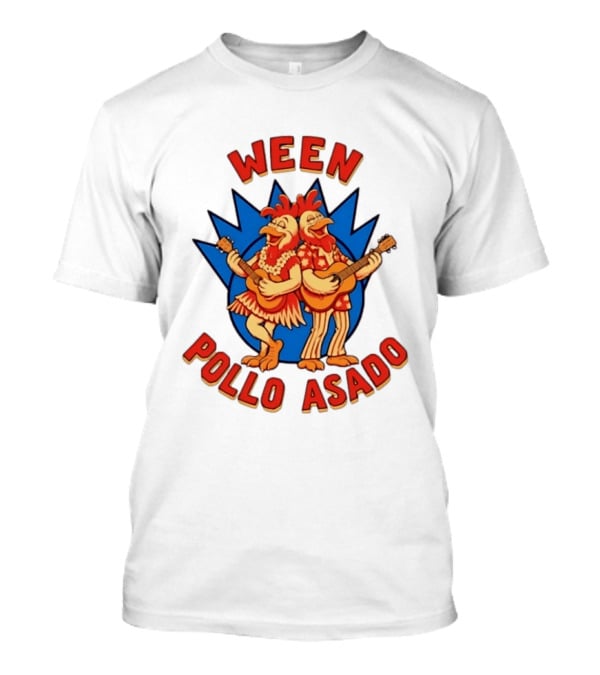 Ween Pollo Asado Chicken Band Alternative Rock Duo Guitars T-Shirt