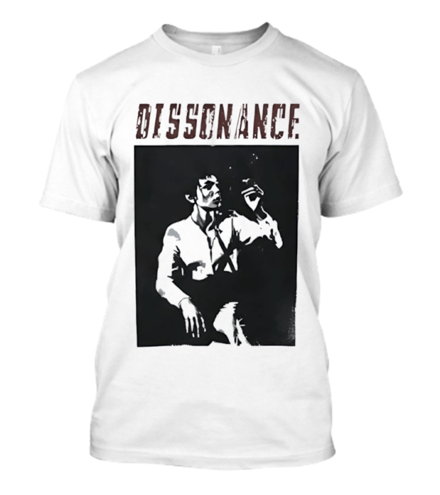 Dissonance Bruce Lee Distressed T-Shirt