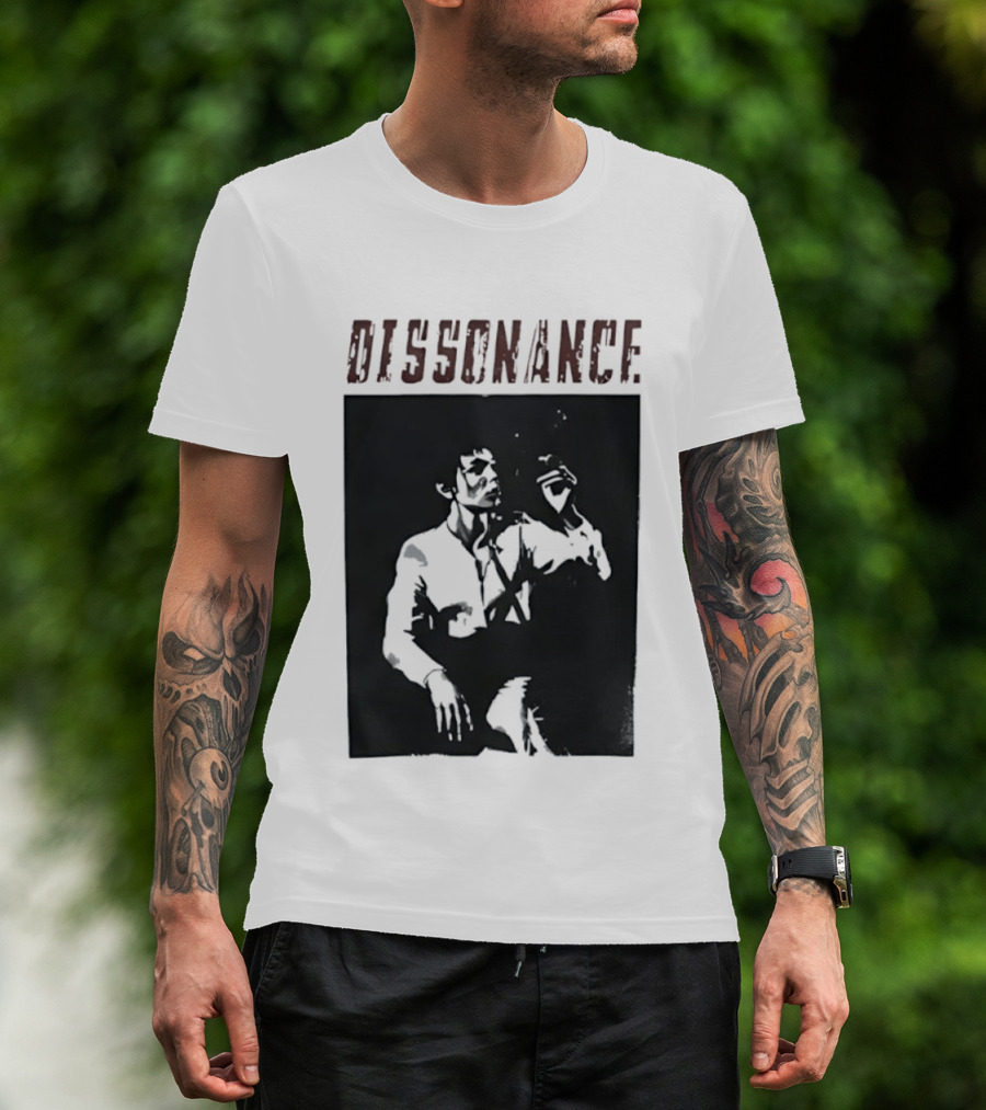 Dissonance Bruce Lee Distressed T-Shirt