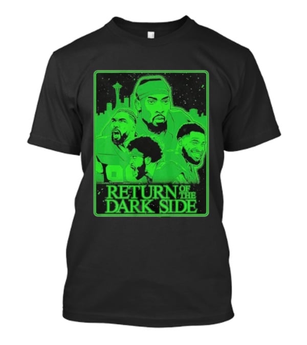 Seattle Seahawks Return Of The Dark Side Skyline Players Green Sports T-Shirt