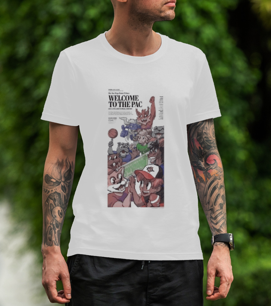 Welcome To The Pac San Diego State Aztecs College Football Preview Balloon Fiesta T-Shirt