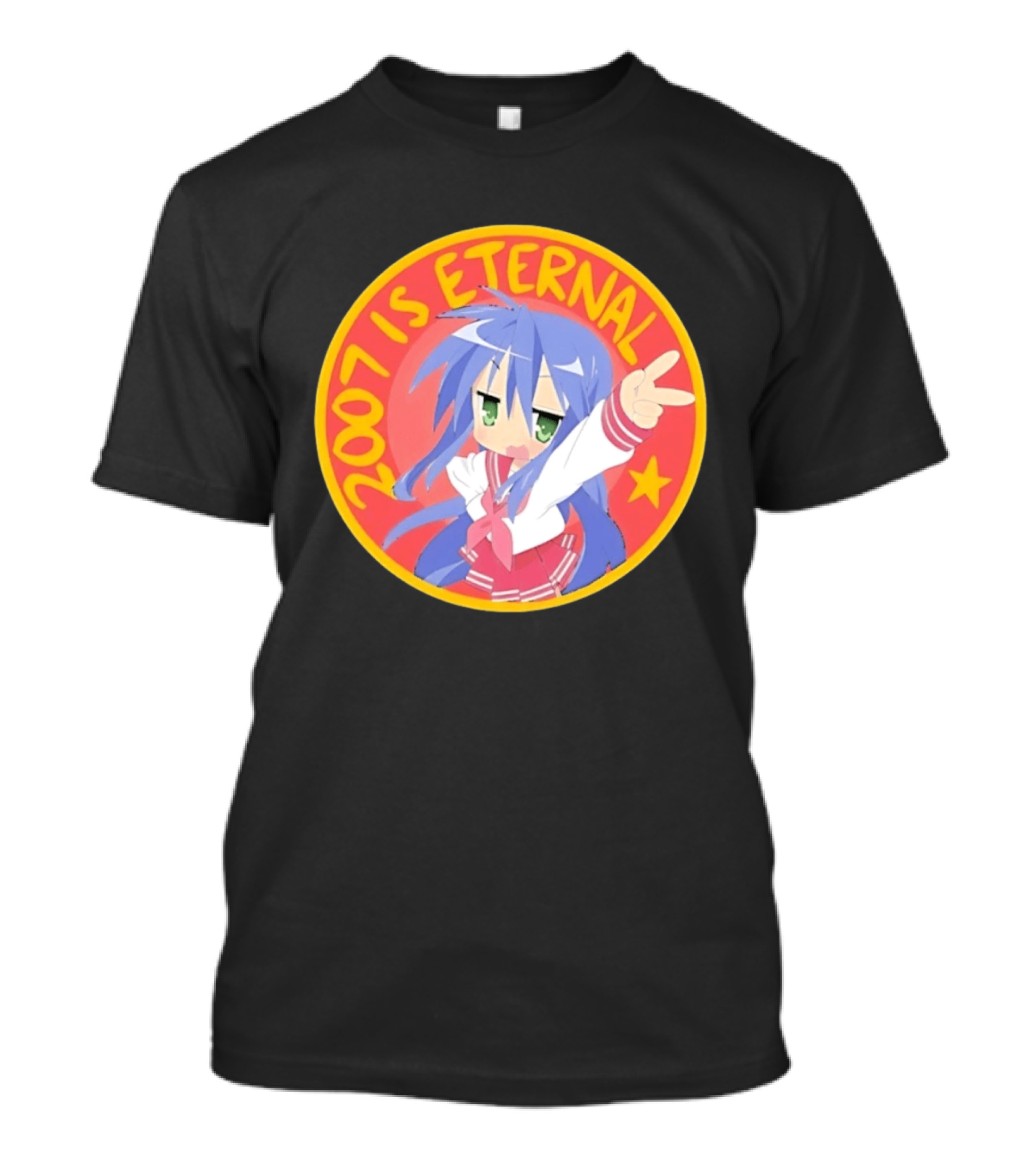 Konata Izumi 2007 Is Eternal Lucky Star Anime T-Shirt
