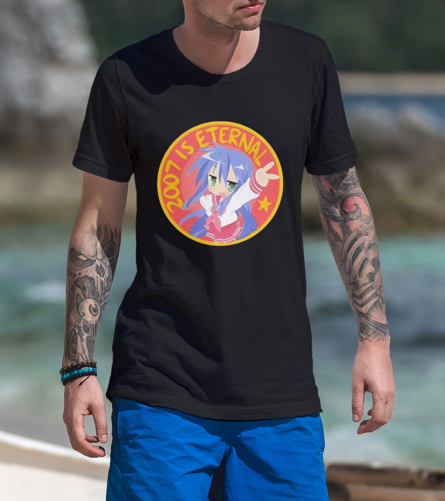Konata Izumi 2007 Is Eternal Lucky Star Anime T-Shirt