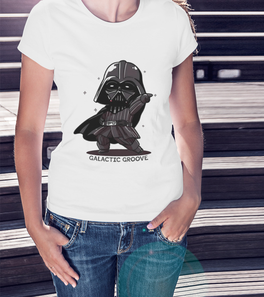 Star Wars Darth Vader Galactic Groove Chibi T-Shirt