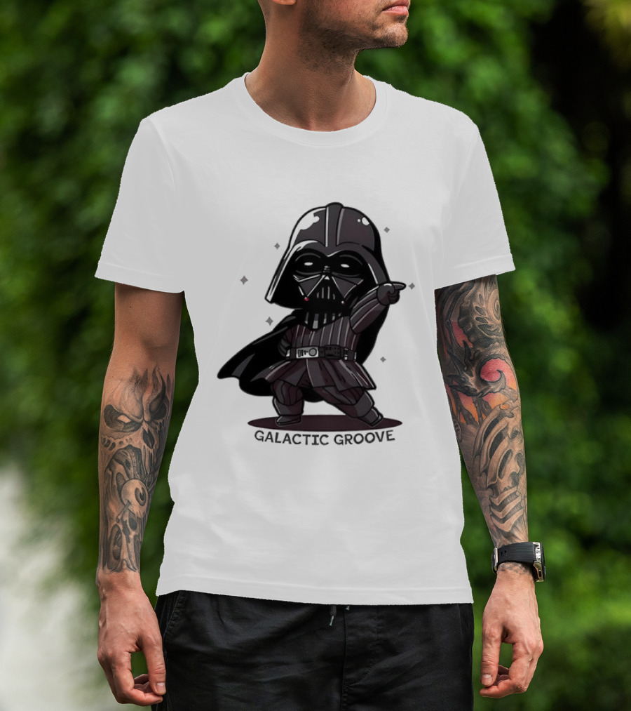 Star Wars Darth Vader Galactic Groove Chibi T-Shirt