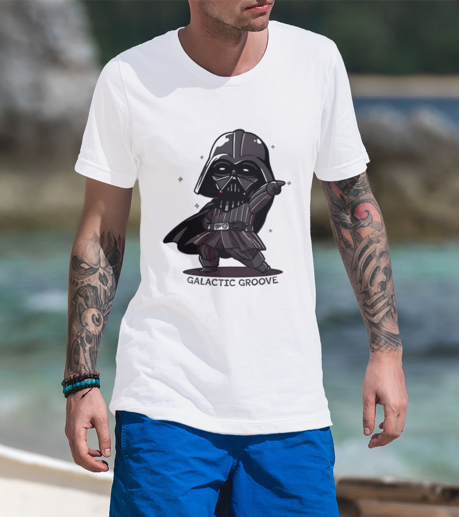 Star Wars Darth Vader Galactic Groove Chibi T-Shirt