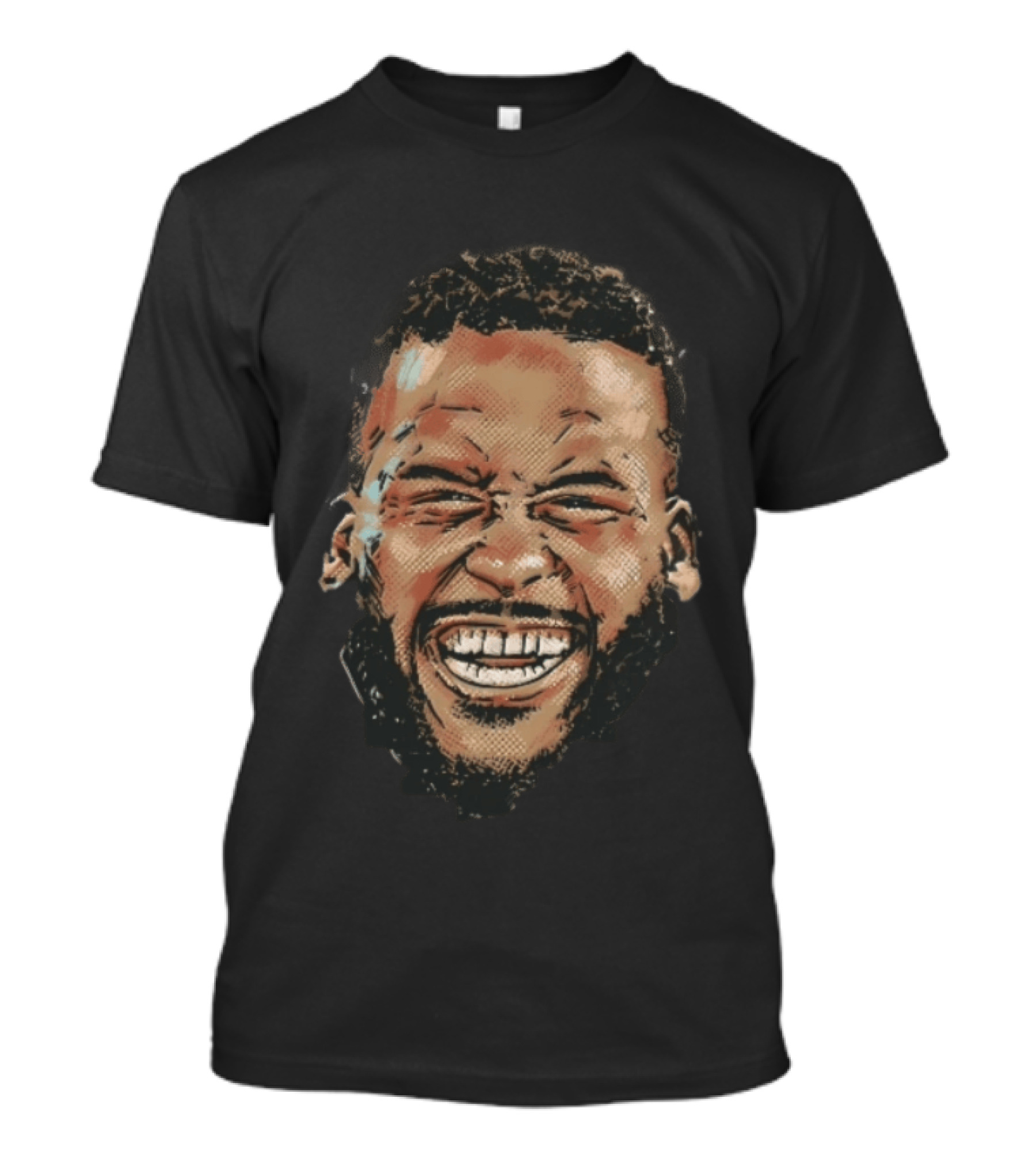 Aaron Donald 99 Halftone Stylized Caricature T-Shirt
