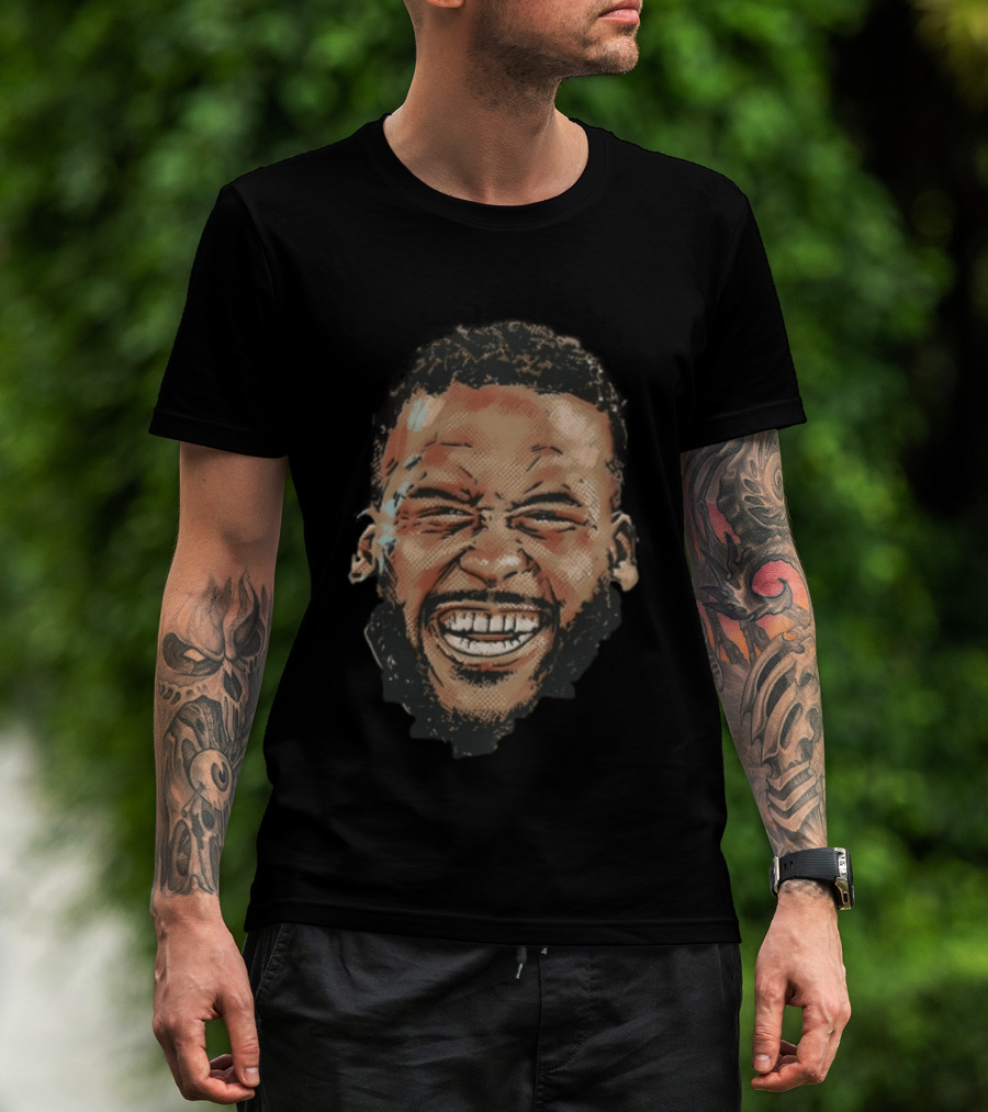 Aaron Donald 99 Halftone Stylized Caricature T-Shirt