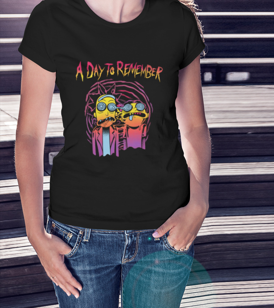 A Day To Remember Hypnotize Cartoon Characters Psychedelic T-Shirt