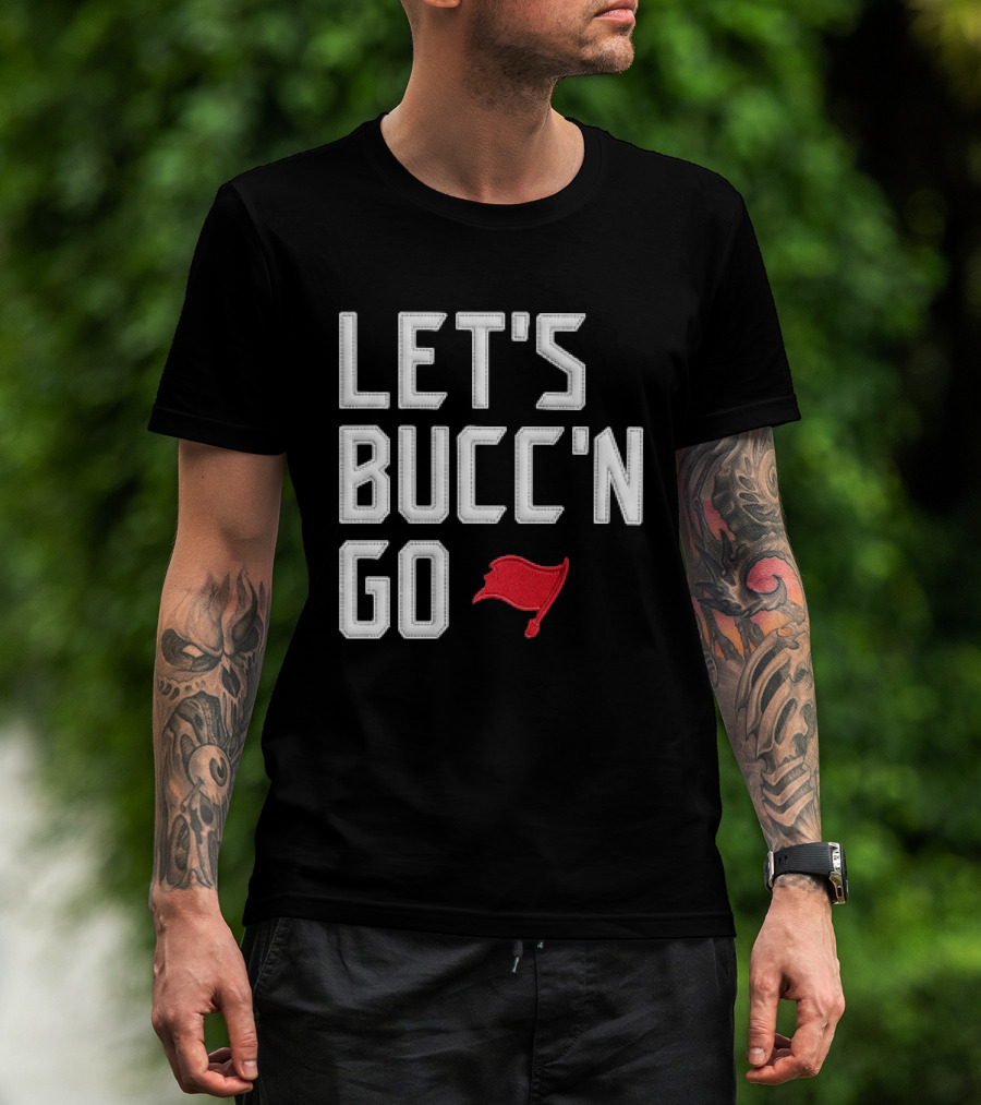 Let's Bucc'n Go Buccaneers Flag T-Shirt