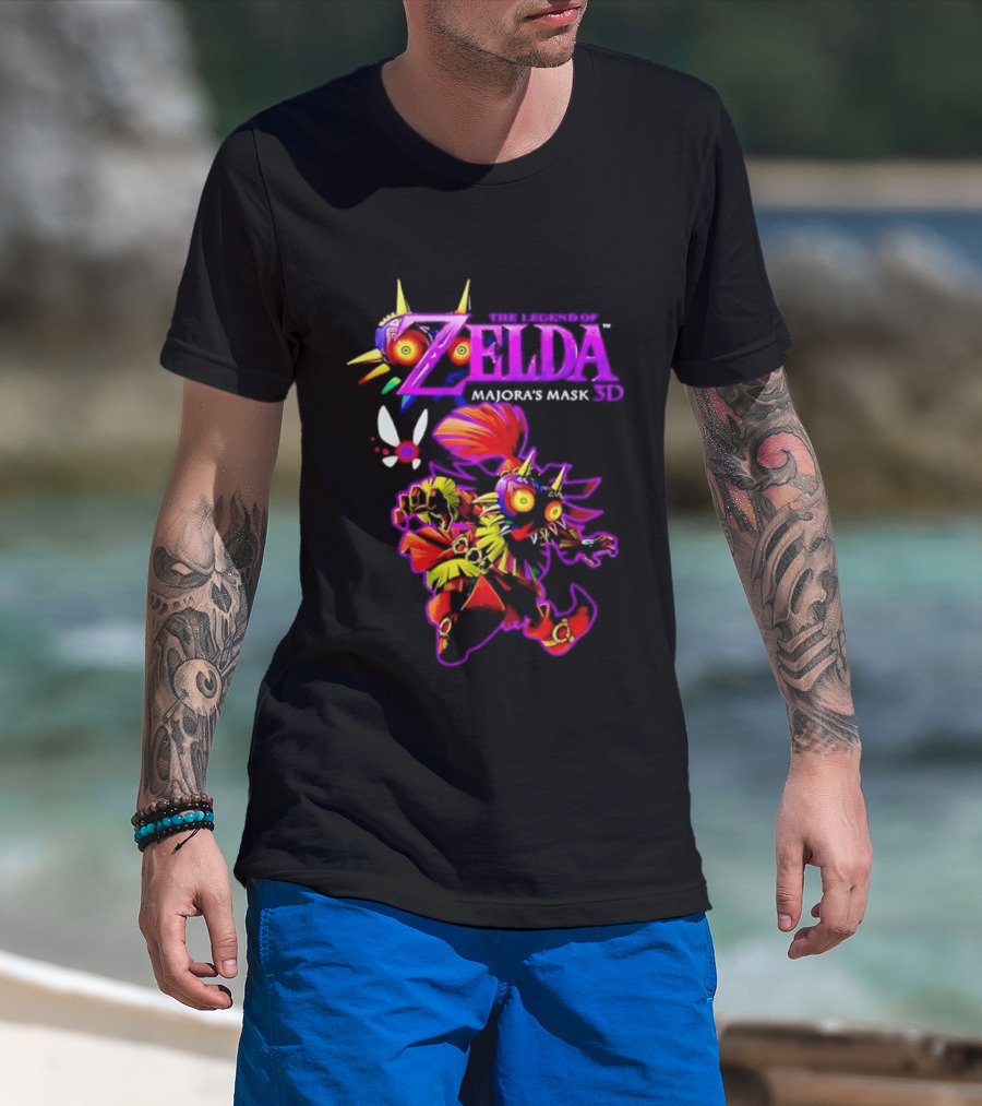 The Legend Of Zelda Majora's Mask 3D Skull Kid T-Shirt